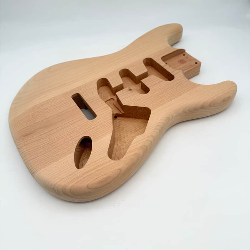 HooDoo Stratocaster Body Alder Unfinished Light hsb6352 image 1