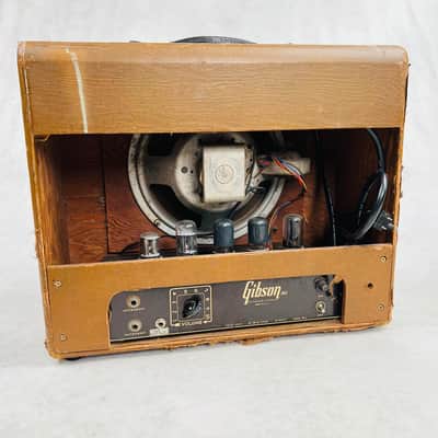 Gibson BR-6 1x10" Combo Amplifier 1950 - Brown image 8