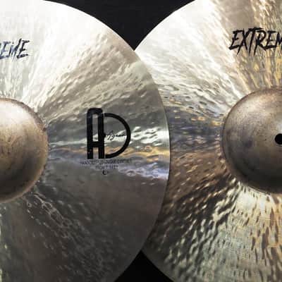 AGEAN USED ​​Extreme Series Rock HiHat 16 Pair [Top: 1214g / Bottom: 1394g] image 6
