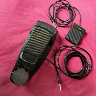 INSANELY RARE PAIR ORIGINAL FENDER ARP Rhodes Chroma Expression Pedal + Sustain / Sequence Pedal vintage analog synth 1970s/80s continuous controller image 1