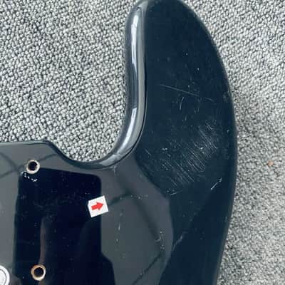 Black 4 String Jazz Bass Style Basswood Body image 9