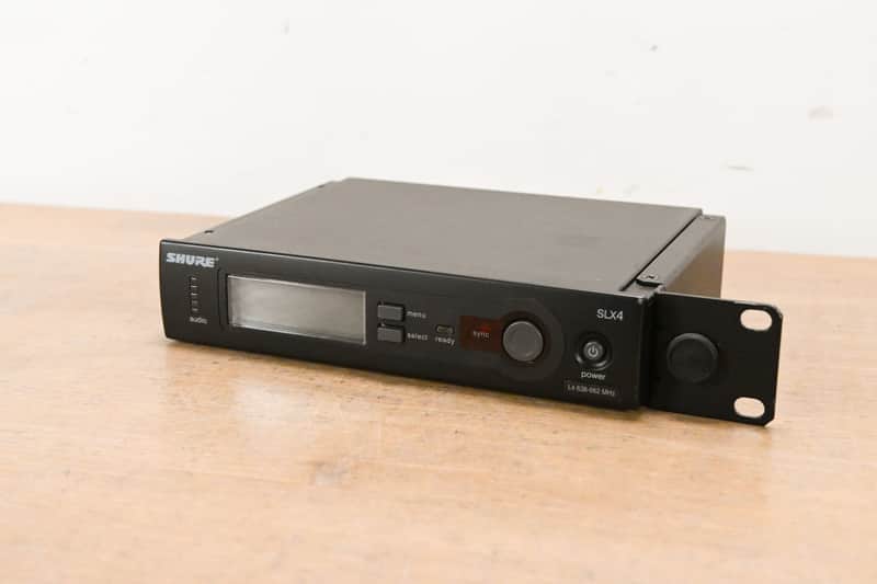 Shure SLX4 Wireless Receiver - L4 Band: 638-662 MHz (NO POWER SUPPLY) CG0132S image 1