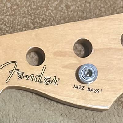 MIM Fender Jazz Bass Neck Left-Handed Maple image 4