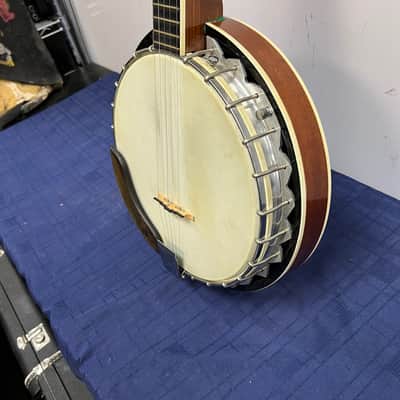 Vintage Iida 5-String Banjo with Resonator Made in Japan image 9