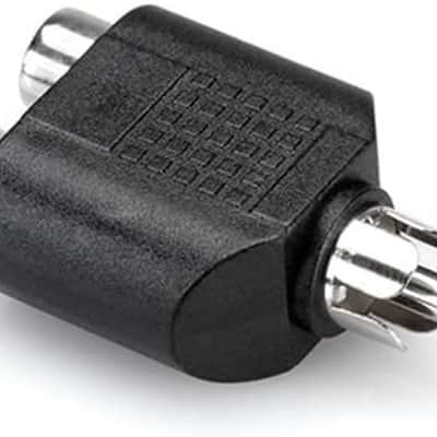 Hosa GRF-398 RCA Male to Dual RCA Female Y Adapter image 2