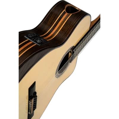 Ortega GRANDSUITE-CE Solid Spruce Top Okoume Slim Neck Nylon 6-String Acoustic-Electric Guitar w/Gig Bag image 13