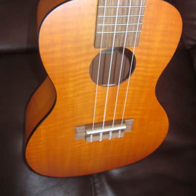 Kala KA-CEM Concert Ukulele Exotic Mahogany Amber Satin image 10