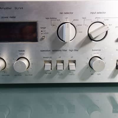 Ampli Vintage high-end TECHNICS SU-V4 Stereo Integrated DC Amplifier POUR PIECES image 6