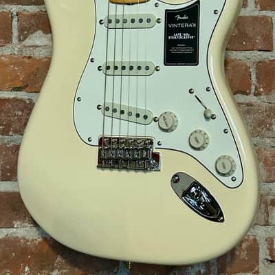 2026 Fender Vintera III Late '60s Stratocaster, Olympic White, Help Support Brick & Mortar Music Shops  In Stock image 1