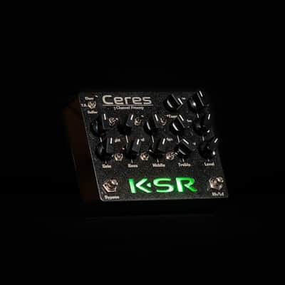 KSR Ceres 3 Channel Preamp Pedal - Black Sparkle image 3