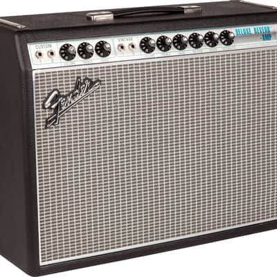 Mint Fender 68 Custom Deluxe Reverb, 22 Watts all Tube Two Channel Guitar Combo Amplifire, W/ Reverb & Vibrato image 3