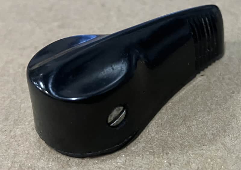 Harmony/Silvertone- Jupiter H49 guitar Dakaware lever knob black '50s/'60s image 1