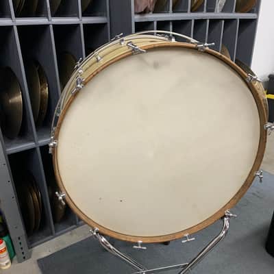 Leedy Vintage Bass Drum 14”x28” 1920’s/1930’s - White Marine Pearl image 8