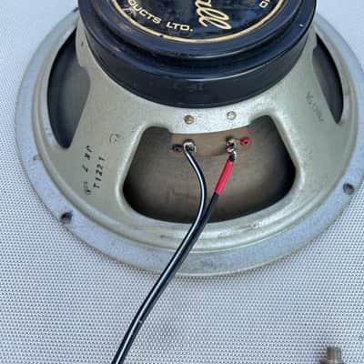 Marshall Celestion 12" Speaker 16 Ohm Late 70s - Made in England Black image 2