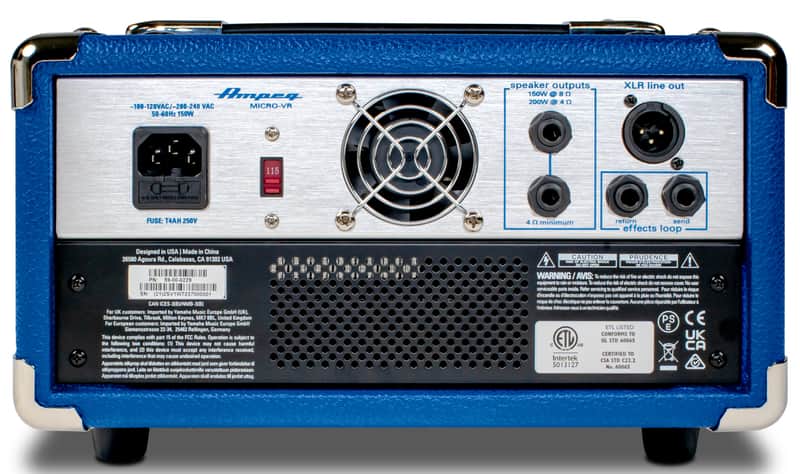 Ampeg Micro VR Stack Limited Blue Edition | Reverb