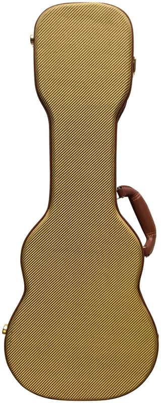 Armor Hardshell Ukulele Hard Case, Tweed - Tenor image 1