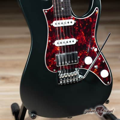 Ibanez AZ2204N Prestige HSS Guitar w/ Case – Ivy Green Metallic Flat image 3