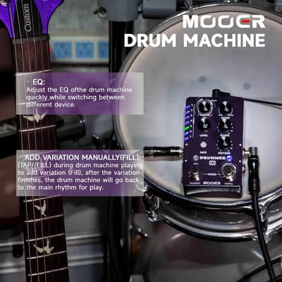 Mooer Drummer X2 Drum Machine Guitar Pedal with 121 Drum Grooves 11 Music Styles 7 Rhythm Slots Fill Function Tap Tempo Knob for Electric Guitar Bass (Price includes the import duty for US buyer) image 4