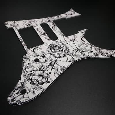 Floral #12 / Ibanez Pickguard / RG350 / JEMJR / Graphic / Stormguitar image 6