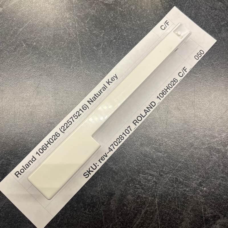 ORIGINAL Roland Replacement C/F Key (106H026) for Juno-6/60/106, Jupiter-6/8, HS-60, SH-101, VK-09, JX-3P, HS-10/Juno-1, System 100m 184, etc image 1