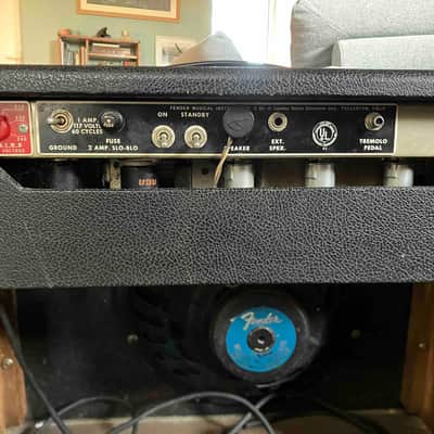 Fender Deluxe  1965 - Blackface non reverb - Vintage image 16