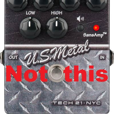New in Box - Rare US Steel (AKA) US Metal - Tech 21 V2 Character Series image 3