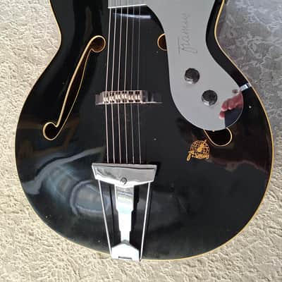 Framus Sorella 5/59 Gitarre Black Archtop Guitar Vintage Rare image 1