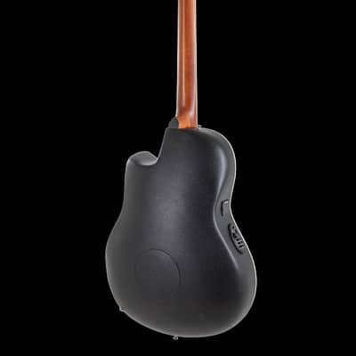Ovation CEB44-1N-G Celebrity Elite Mid-Depth Acoustic-Electric Bass Guitar New England Burst image 4
