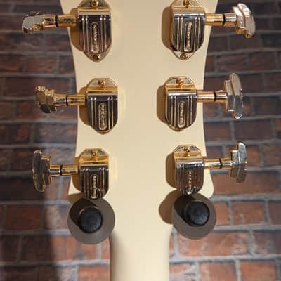 Gretsch G6136-1958 Stephen Stills Signature White Falcon Hollow Body Aged White w/ OHSC, CoA & Pickguard image 19