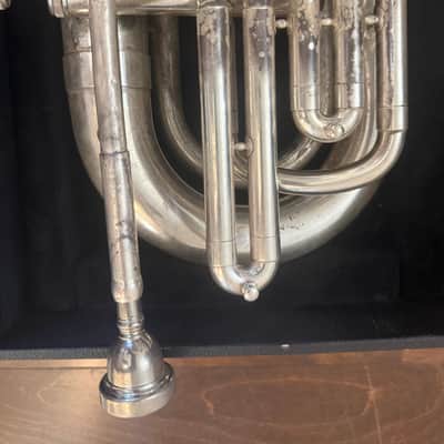 Blessing brand Silver Marching Baritone Horn. Made in USA image 3