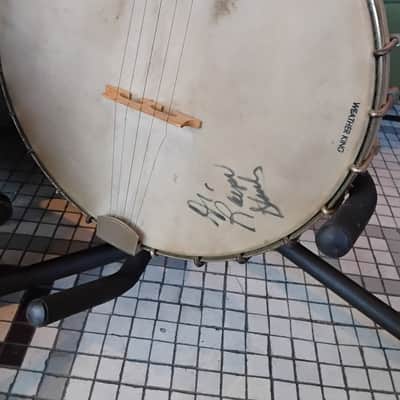 Unbranded Banjo 1800's signed by Ralph Stanley image 3