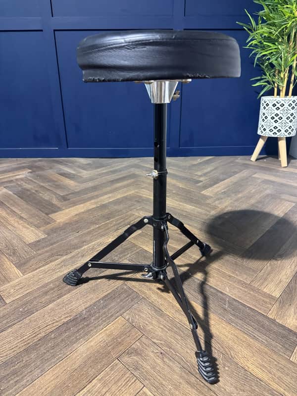 Drum Stool Throne Black / Height Adjustable / Drum Hardware #OA110 image 1