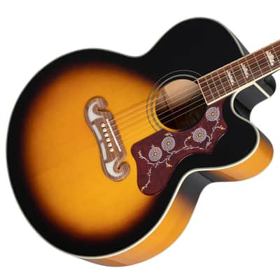Epiphone J-200 EC, Vintage Sunburst image 2