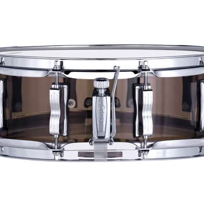 Ludwig Vistalite Bronze 5x14" Zep Bonham Snare Drum Molded Acrylic with Bowtie Lugs | Made in the USA | Authorized Dealer image 2