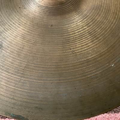 1960's Zildjian Avedis 15" Crash Hi Hat Cymbal 1403 Grams image 5