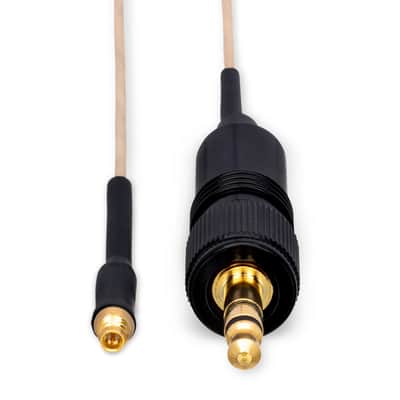 Mogan 1.2mm Replacement Cable for Sennheiser Beltpacks, Beige imagen 2