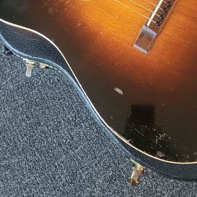 Gibson 1935 Roy Smeck Stage De Luxe Jumbo Flattop Acoustic Guitar Adirondak Top Converted Incredible Sounding Collectors Choice image 5