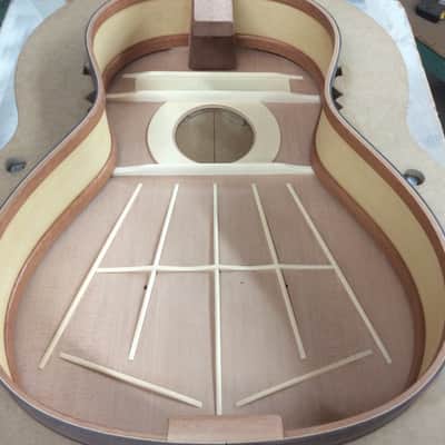 Hand-Crafted All Solid Wood Classical "Parlor" Guitar Short Scale image 1