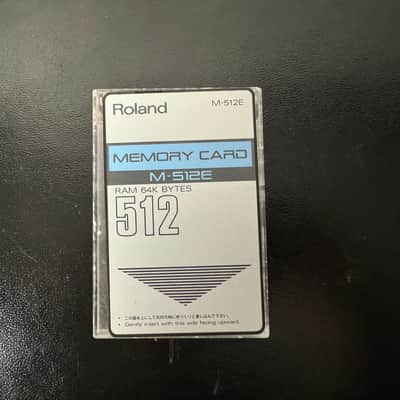 Roland M-512e Memory Card RAM 64k Bytes image 1