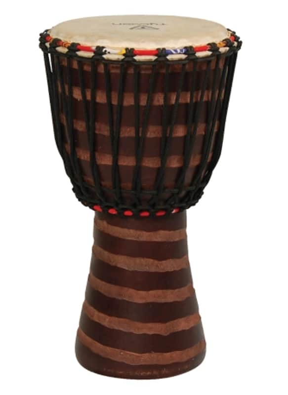 Tycoon Hand-Carved African Djembe 12" T2 Finish image 1