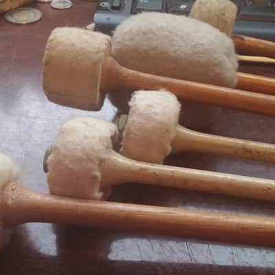 ROGERS GRETSCH LUDWIG  Rare Felt Mallets 50s 60s LOT 6 USA VINTAGE NO TARIFFS image 3