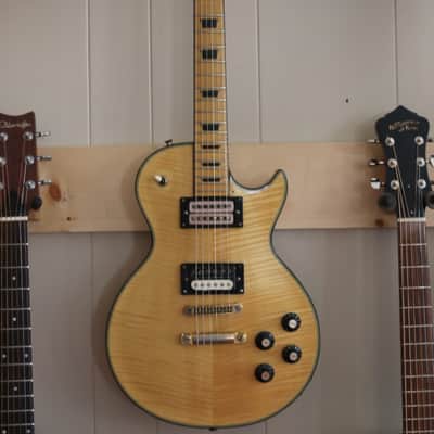 Ventura V2600 LP Copy Lawsuit Guitar 1970's Natural / Blonde image 2