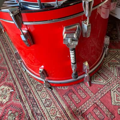 Yamaha V-Power Drum Shells 13/16 1990s - Red image 6