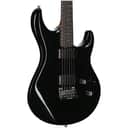 Ernie Ball Music Man Luke 4 HH Electric Guitar (with Mono bag), Black Sparkle, Rosewood fretboard