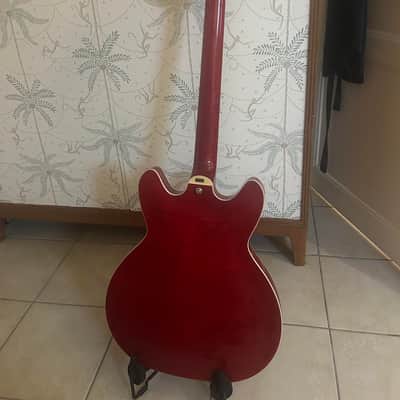 Hagstrom VIDLX12-WCT Viking Deluxe 12-String 2010s - Wild Cherry Transparent image 3