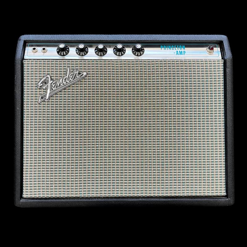 Used 1969 Fender Princeton 1x10 w/cover TFW2533 image 1