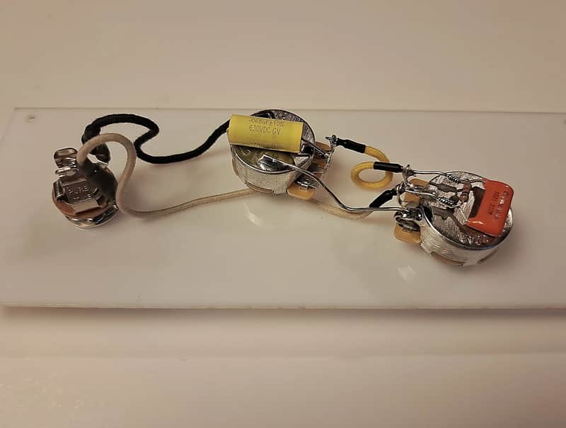 Precision/P Bass Wiring Harness Mallory "150" .068 Capacitor Free Shipping image 1