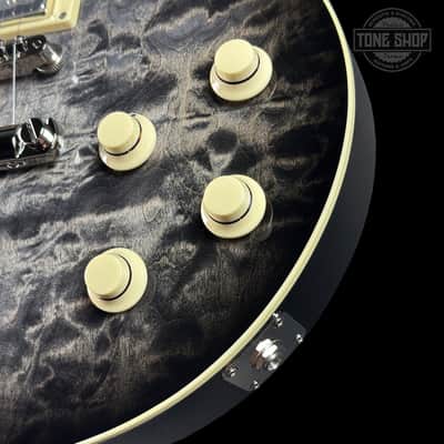 Collings CL City Limits DLX Quilt Top Acid Wash Charcoal Burst w/Case 251664 image 5