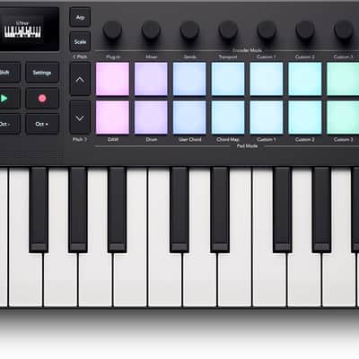 Novation Launchkey Mini 25 MKIV MIDI Keyboard Controller 2024 - Present - Black image 2