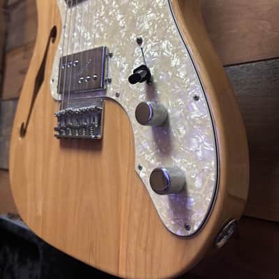 2010 Fender Classic Series MIM Tele Thinline Natural w/case image 2